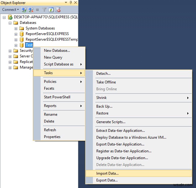 MS Access से डेटा को SQL सर्वर डेटाबेस में माइग्रेट करें