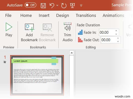 PowerPoint प्रस्तुतियों में संगीत कैसे जोड़ें