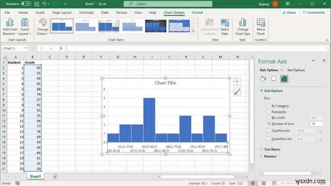 Excel में हिस्टोग्राम कैसे बनाएं