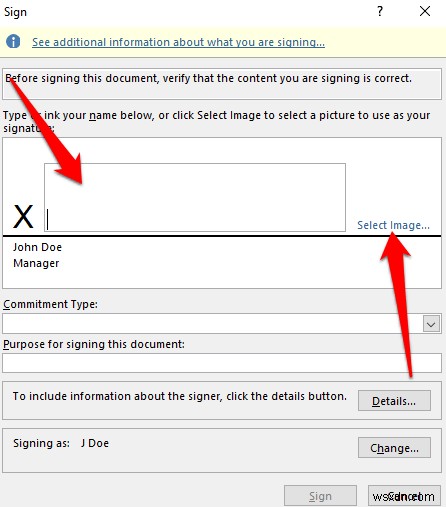 Microsoft Word दस्तावेज़ में हस्ताक्षर कैसे सम्मिलित करें