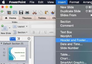 PowerPoint में शीर्षलेख और पादलेख कैसे जोड़ें