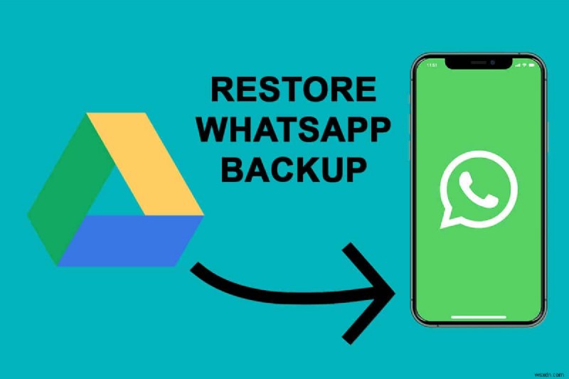 WhatsApp बैकअप को Google डिस्क से iPhone में कैसे पुनर्स्थापित करें