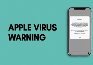 Apple वायरस चेतावनी संदेश को कैसे ठीक करें 