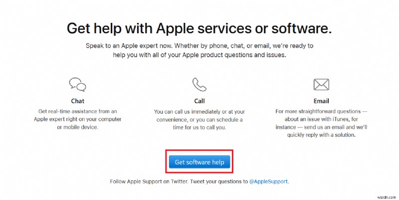 Apple Live Chat Team से कैसे संपर्क करें