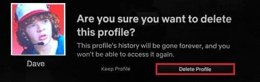 Netflix Profile कैसे Delete करें