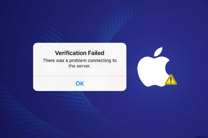 ऐप्पल आईडी सर्वर से कनेक्ट होने में विफल सत्यापन को ठीक करें