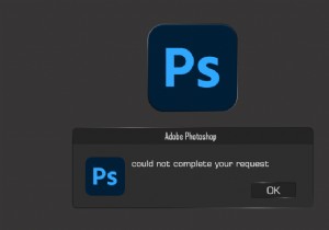 फ़ोटोशॉप ठीक करें आपकी अनुरोध त्रुटि को पूरा नहीं कर सका