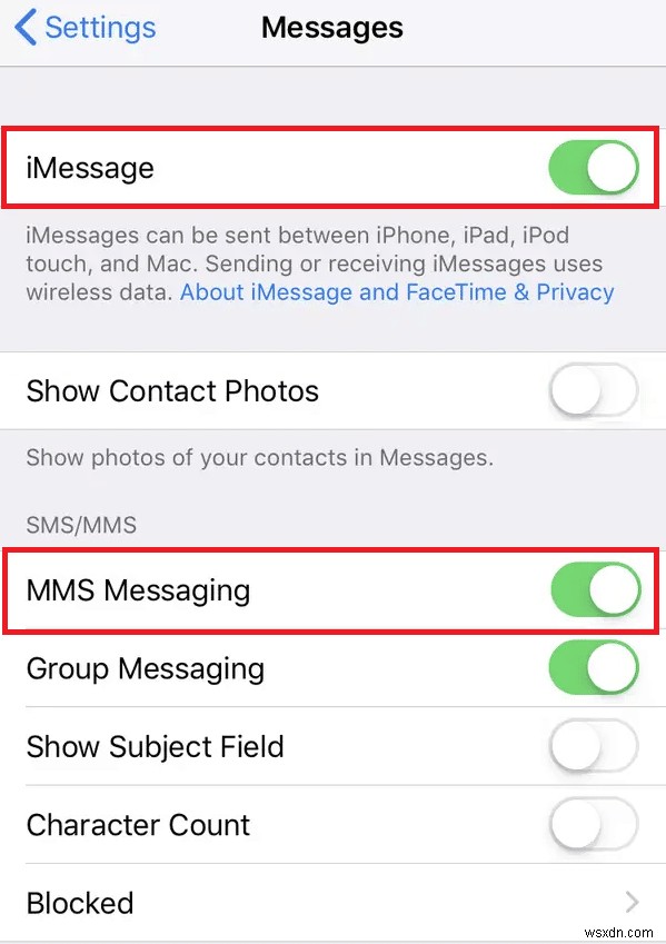 इस संदेश को भेजने के लिए iMessage को सक्षम करने की आवश्यकता को ठीक करें