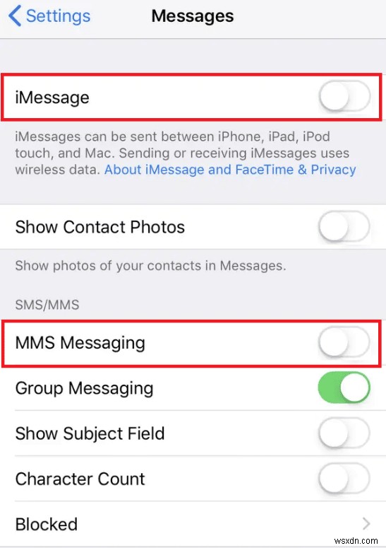 इस संदेश को भेजने के लिए iMessage को सक्षम करने की आवश्यकता को ठीक करें