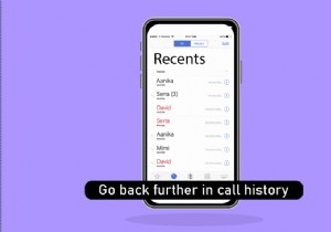 iPhone पर कॉल इतिहास में और पीछे कैसे जाएं