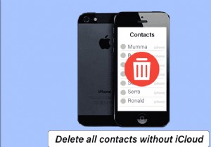 आईक्लाउड के बिना iPhone 5 से सभी संपर्क कैसे हटाएं 