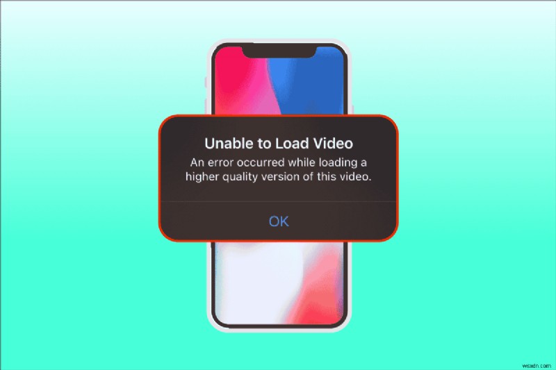 iPhone पर इस वीडियो का उच्च गुणवत्ता वाला संस्करण लोड करते समय हुई त्रुटि को ठीक करें