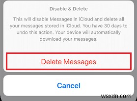 iCloud से संदेशों को कैसे हटाएं