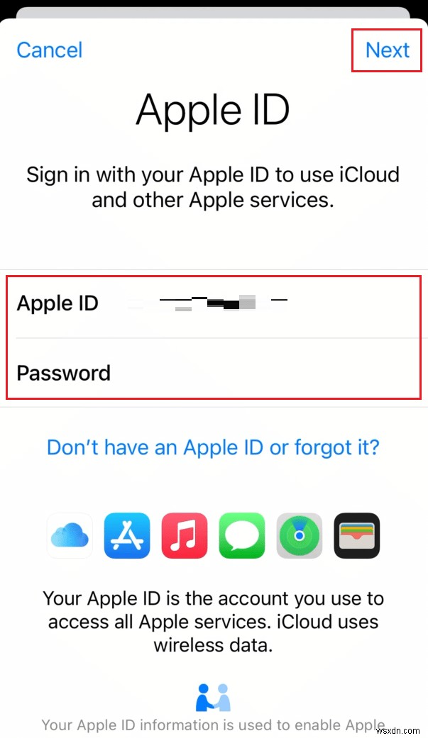 अपने iCloud खाते में कैसे प्रवेश करें