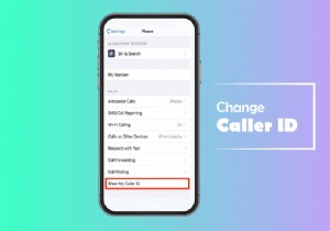 iPhone पर अपनी कॉलर आईडी कैसे बदलें