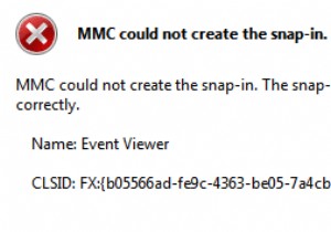 एमएमसी को कैसे ठीक करें स्नैप-इन नहीं बना सका 