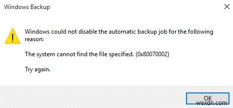 फिक्स सिस्टम निर्दिष्ट फ़ाइल नहीं ढूँढ सकता त्रुटि कोड 0x80070002 