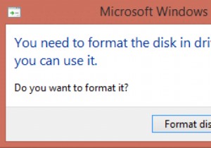 ठीक करें उपयोग करने से पहले आपको डिस्क को ड्राइव में प्रारूपित करना होगा