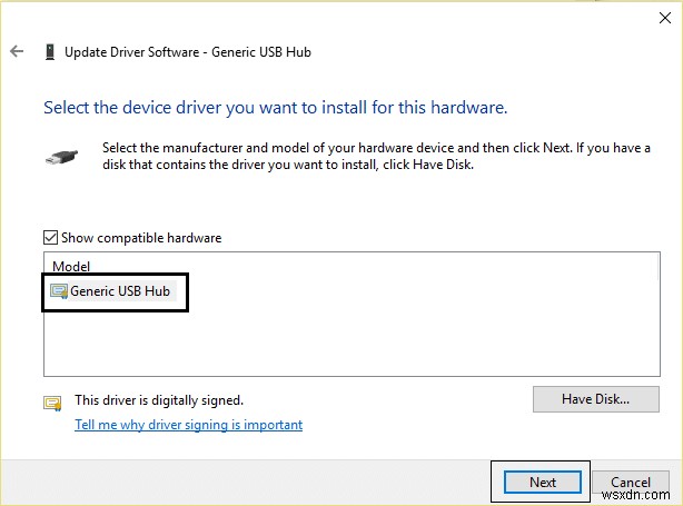 Windows 10 द्वारा मान्यता प्राप्त नहीं होने वाले USB डिवाइस को ठीक करें 