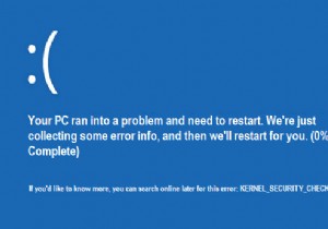कर्नेल सुरक्षा जांच विफलता को ठीक करें (KERNEL_SECURITY_CHECK_FAILURE) 