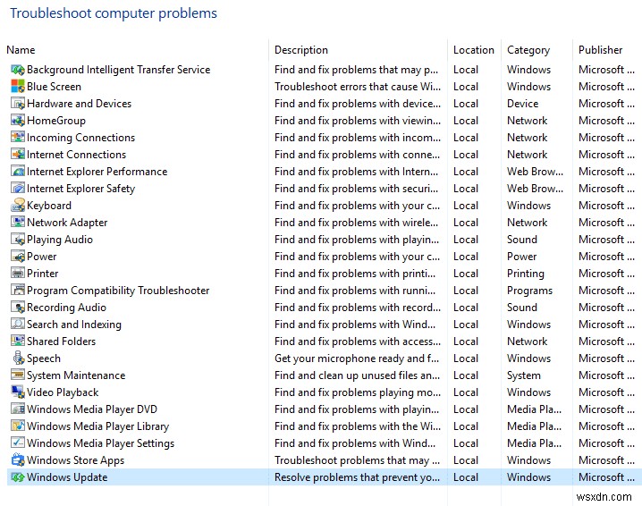 Windows 10 अद्यतन विफलता त्रुटि कोड 0x80004005 ठीक करें 