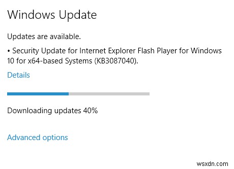 Windows 10 अद्यतन विफलता त्रुटि कोड 0x80004005 ठीक करें 