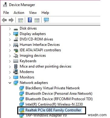 Realtek PCIe GBE फैमिली कंट्रोलर एडेप्टर को ठीक करें ड्राइवर समस्या का सामना कर रहा है 
