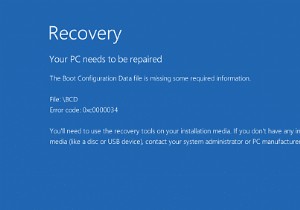 फिक्स बूट कॉन्फ़िगरेशन डेटा फ़ाइल में कुछ आवश्यक जानकारी गुम है 