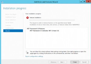 फिक्स .Net Framework 3.5 स्थापना त्रुटि कोड 0x800f0922 