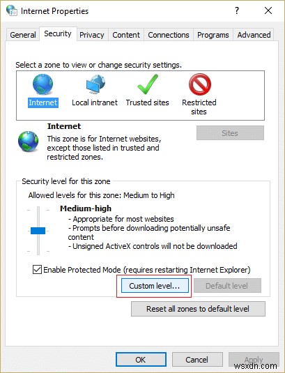 आपकी वर्तमान सुरक्षा सेटिंग्स इस फ़ाइल को डाउनलोड करने की अनुमति नहीं देती हैं [SOLVED] 
