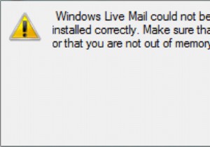 फिक्स विंडोज लाइव मेल शुरू नहीं होगा 