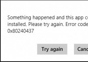 Windows स्टोर त्रुटि कोड 0x80240437 ठीक करें 
