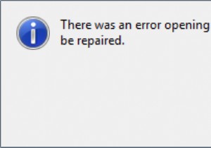 फिक्स फ़ाइल क्षतिग्रस्त है और मरम्मत नहीं की जा सकती 