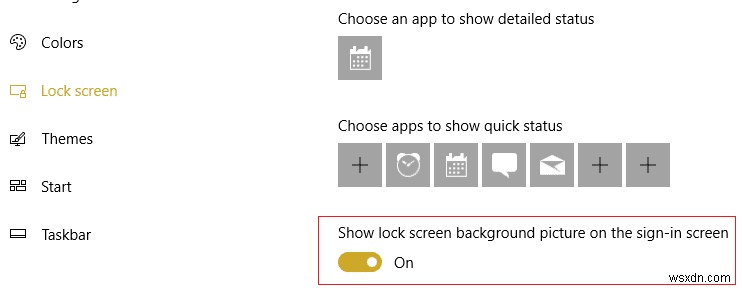 एनिवर्सरी अपडेट के बाद लॉक स्क्रीन पर न दिखने वाली बैकग्राउंड इमेज को ठीक करें 