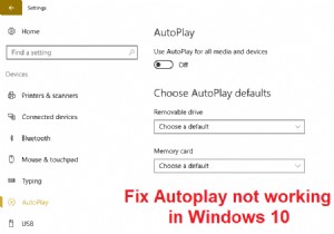 Windows 10 में ऑटोप्ले के काम न करने को ठीक करें