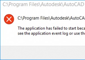 ठीक करें एप्लिकेशन प्रारंभ करने में विफल रहा है क्योंकि साथ-साथ कॉन्फ़िगरेशन गलत है 