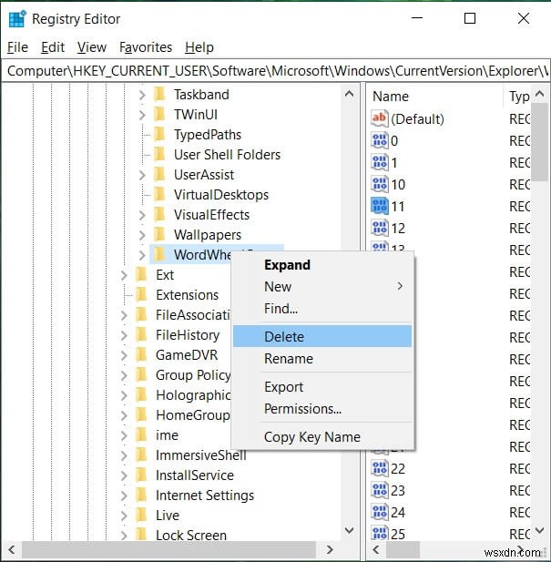 फाइल एक्सप्लोरर सर्च हिस्ट्री कैसे डिलीट करें