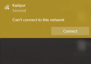 फिक्स विंडोज इस नेटवर्क त्रुटि से कनेक्ट नहीं हो सकता 