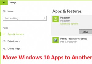 Windows 10 ऐप्स को दूसरी ड्राइव पर कैसे ले जाएं