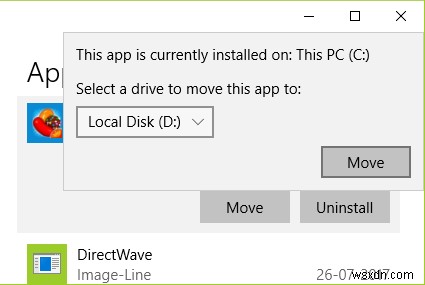 Windows 10 ऐप्स को दूसरी ड्राइव पर कैसे ले जाएं