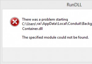 स्टार्टअप पर BackgroundContainer.dll त्रुटि को ठीक करें 