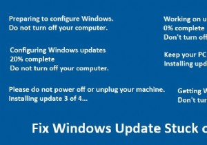 फिक्स विंडोज अपडेट अटक या फ्रोजन 