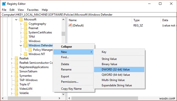 विंडो डिफेंडर त्रुटि को ठीक करें 0x800705b4 