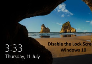 Windows 10 में लॉक स्क्रीन अक्षम करें [गाइड]