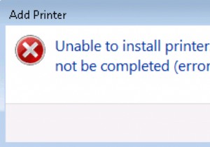 प्रिंटर स्थापना त्रुटि ठीक करें 0x000003eb 