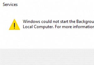 फिक्स बैकग्राउंड इंटेलिजेंट ट्रांसफर सर्विस शुरू नहीं होगी 