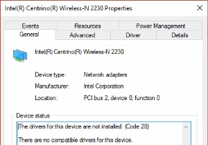 नेटवर्क एडेप्टर त्रुटि कोड 28 स्थापित करने में असमर्थ फिक्स 