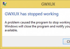 [हल किया गया] GWXUX ने काम करना बंद कर दिया है 