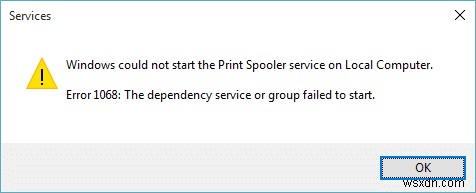 फिक्स विंडोज स्थानीय कंप्यूटर पर प्रिंट स्पूलर सेवा शुरू नहीं कर सका 