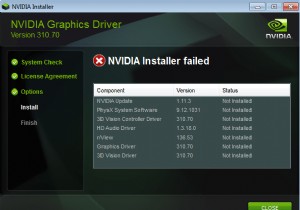 विंडोज 10 पर NVIDIA इंस्टालर विफल त्रुटि [हल] 